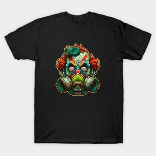 Graffiti Clown Sticker T-Shirt